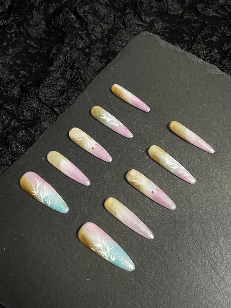 Wujasmine Press on nails 28