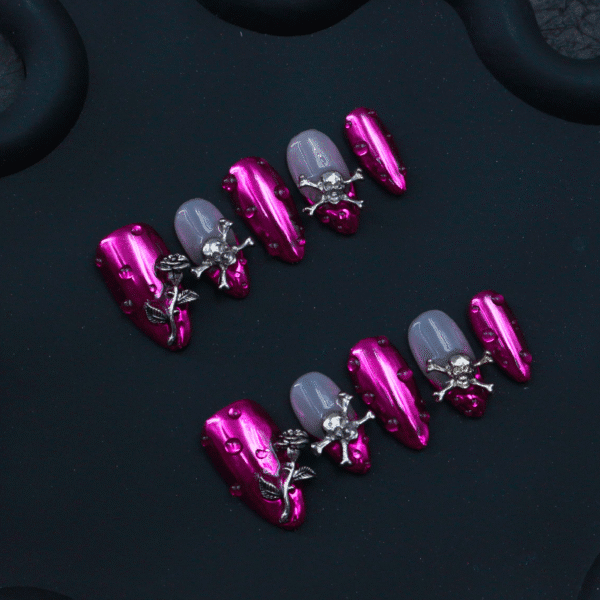 Wujasmine Press on nails-christmas press on nails